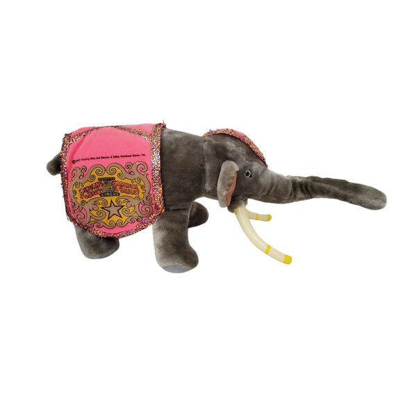 Vintage 1992 Ringling Bros. Barnum & Bailey Circus Plush Elephant - Picture 2 of 2